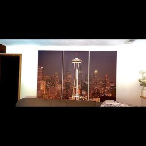 Seattle Space Needle 3-Piece Canvas!